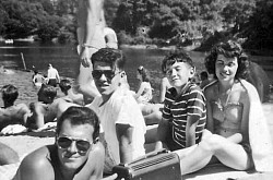 Jerry, John, Paul and Kathleen at Lake Anza near Berkeley 1948.